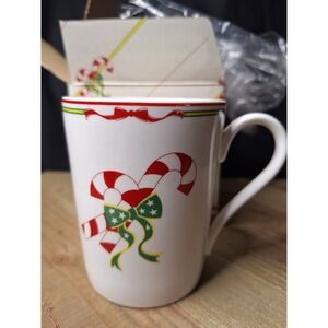 Studio Nova Peppermint Park Bone China Mug Candy Cane Christmas Y1547 New in Box